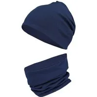 TupTam Beanie TupTam Unisex Kinder Beanie Mütze Schlauchschal Set
