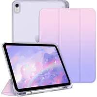 Fintie Tablet-Hülle für iPad 11 Generation 11‘’ 2025 (A16), iPad 10 Generation 10.9'' 2022, ultradünn, mit Stifthalter, transparenter Rückseite, Auto Schlaf/Wach