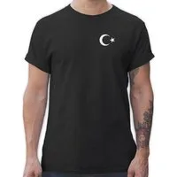 Shirtracer T-Shirt Wappen Türkei Logo, Turkey Türkiye 2026 Fussball WM Fanartikel
