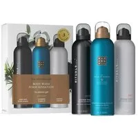 Rituals Pflege-Geschenkset Rituals Duschschaum Vorteilspack Hammam, Sport & Homme 3x200ml, 3-tlg., 3 Original‑Shower‑Foams, Gel‑zu‑Schaum, Sparpaket 2024