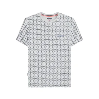 Lambretta - "SS25" T-Shirt für Herren (Weiß/Rauchblau)