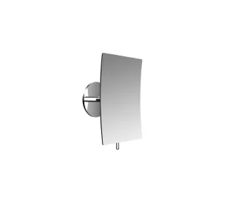 emco Klebespiegel pure mit Griff, 3-fach, eckig132x212 mm, chrom,109400130 109400130