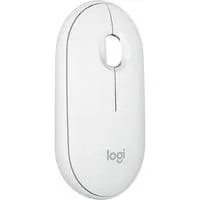 Pebble Mouse 2 M350s, Maus weiß, Bluetooth, für Windows/macOS/iPadOS/Android/ChromeOS/Linux