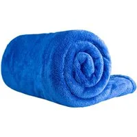 Wohndecke Kuscheldecke aus 100% Polyester, 150x220 cm, Clinotest, Kochfest ohne Einlaufen oder Fusseln, auch als Sofadecke & Tagesdecke