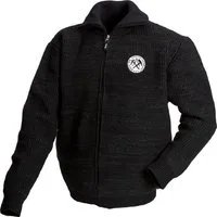 JOB Strickjacke Dachdecker-Strickjacke schieferschwarz