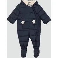 s.Oliver Jumpsuit Overall Schneeanzug mit abnehmbaren Füsschen und samtigem Fleecefutter