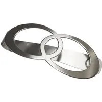 GARDINIA Dekospange Raffspange Infinity Doppelring, (1-tlg), zum Raffen und Drapieren