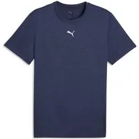 PUMA Trainingsshirt TAD ESSENTIALS Meliertes T-Shirt mit Cat Logo Herren
