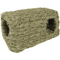 ELMATO Nagerhaus Elmato 10446 XXL Grashaus für Kleintiere – 45x25x23 cm