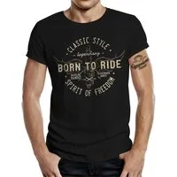 GASOLINE BANDIT® T-Shirt im Classic Style für Biker: Freedom
