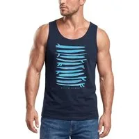 Neverless Tanktop Herren Tank-Top Surfboards South Beach California USA Sommer Surfing mit Print