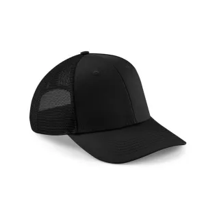 Beechfield - "Urbanwear" Trucker Cap (Schwarz)