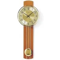 AMS Pendelwanduhr W7115/9 (Quarzuhr,Holzgehäuse,Esszimmer,Wohnzimmer)