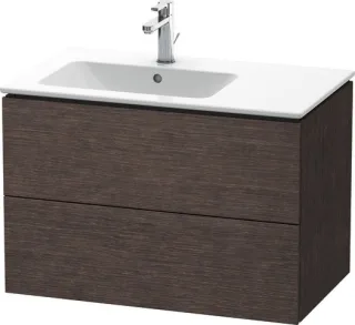 Duravit L-Cube Waschtischunterbau wandhängend Eiche dunkel gebürstet Matt 820x481x550 mm - LC6291072 LC629107272