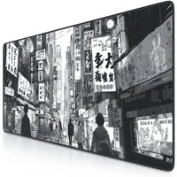 Titanwolf Gaming Mauspad XXL Speed Mousepad 900 x 400 x 3 mm, Schreibtischauflage, abwaschbar, rutschfeste Rückseite, Geschwindigkeit & Präzision, Manga