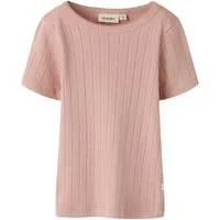 Lil' Atelier T-Shirt NMFRACHEL SS SLIM TOP LIL NOOS Baumwollmischung, regular fit