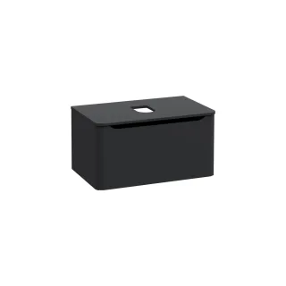 VitrA New Integra Round Waschtischunterschrank für Aufsatzwaschtisch mit 1 Vollauszug 80 Matt,70043 70043
