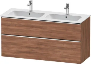 Duravit D-Neo Waschtischunterbau wandhängend Nussbaum Matt 1280x462x625 mm - DE4365010790000 DE4365010790000