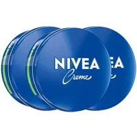 Nivea Hautcreme Feuchtigkeitspflege mit Eucerit® alle Hauttypen Unisex 2 x 400ml Set, 3-tlg., Eucerit®