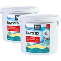 Höfer Chemie GmbH Chlortabletten 2x 5 kg BAYZID® Chlortabs 20g schnell löslich, Schnell wirkendes Chlor für hygienisches Wasser