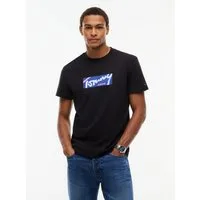 Tommy Jeans T-Shirt TJM REGULAR SIGNATURE Print, Rundhals, normale Passform