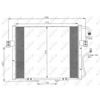 NRF Klimakondensator Kia Sportage 2,0