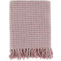 Wohndecke Chic Antique - Decke Plaid Kuscheldecke Muster Himbeere 155x130cm, Chic Antique