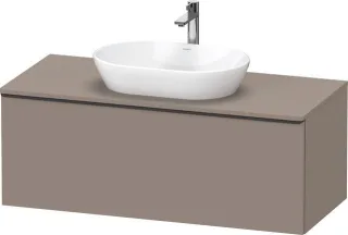Duravit D-Neo Konsolenwaschtischunterbau wandhängend Basalt Matt 1200x550x459 mm - DE49490BD430000 DE49490BD430000