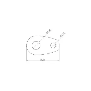 ValterMoto Adapter VORNE f. Montage von Miniblinkern Yamaha MT-09 Bj. 2013-2019 Adapterplatten