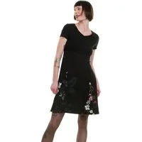 3Elfen A-Linien-Kleid Lillie Kleid kurzarm A Linien Sommerkleid by 3Elfen