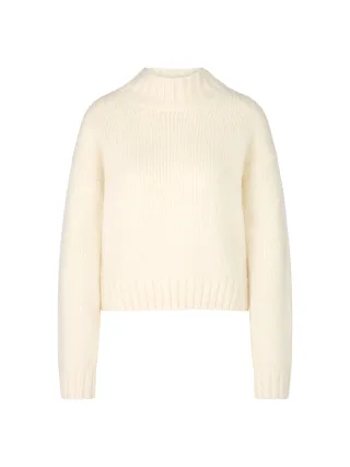 Marc Cain Collections - Kuscheliger Pullover Knitted in Germany off-white - Gr. - 42