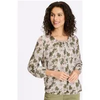 heine Klassische Bluse Druckbluse Langarm