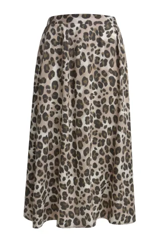 Smith&Soul - Printed Skirt nougat print - Gr. - XL
