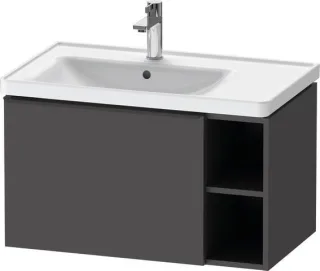 Duravit D-Neo Waschtischunterbau wandhängend Graphit Matt 784x452x440 mm - DE42580BD490000 DE42580BD490000