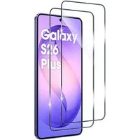 SmartUP Displayschutzglas 2X Schutzglas für Samsung Galaxy S26 Plus Display Panzerfolie Full 9H für Samsung Galaxy S26 Plus, kompletter Rundumschutz