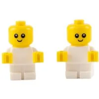 LEGO® LEGO® City Minifigur Baby Zwillinge Menge 2x Spielbausteine, (Bausteine, 2 St., Kreativ-Set), Made in Europe