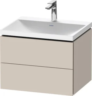 Duravit L-Cube c-shaped Set wandhängend Taupe Matt 600x480x480 mm - LC6950O91910000 LC6950O91910000