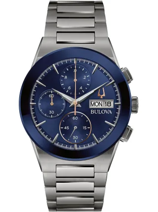 Bulova Millennia Herren Grau Uhr 98C143