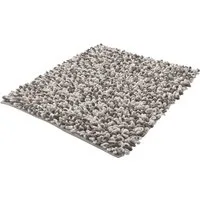 Kleine Wolke Badematte Sling, Badvorleger, Badezimmer Teppich, Höhe 20 mm, rutschhemmend beschichtet, fußbodenheizungsgeeignet, Baumwolle, Polyester, rechteckig, Badteppich, handgefertigt, 2 farbige Schlingenoptik