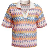 Smith & Soul Kurzarmshirt BOXY T-SHIRT CROCHET JERSEY