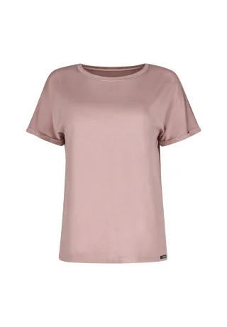SKINY - Skiny Damen Shirt kurzarm Night In Mix & Match rose smoke - Gr. - 44