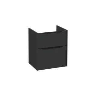 VitrA New Integra Square Waschtischunterschrank mit 2 Vollauszügen 56 x 45 x 65 cm Matt,80239 80239