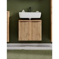 welltime Waschbeckenunterschrank Welltime, Breite 60 cm, 2-türig, gedämpft