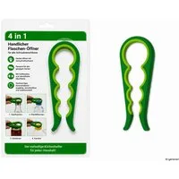 HH-Haushalt Flaschenöffner Flaschen + Dosenöffner Multifunktion 4 in 1 Grün
