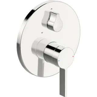 Hansa Wannenarmatur Hansaloft 87729003 Hansabluebox, runde Rosette, chrom