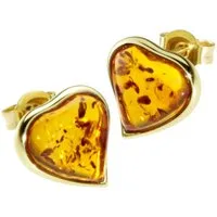 OSTSEE-SCHMUCK Paar Ohrstecker Ostsee-Schmuck Ohrstecker Herz Ohrstecker Herz (2-tlg)