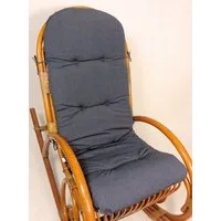 Rattani Polsterauflage Polster für Rattan Schaukelstuhl, Sesselauflage 125 x 50 x 6 cm