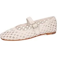 Melvin & Hamilton Bexley 2 Leder-Mary Jane Schuhe für Damen Ballerina Flache Absätze, Echtes Leder, Von Hand geflochten