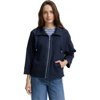 TOM TAILOR Sweatjacke Boxy mit Taschen