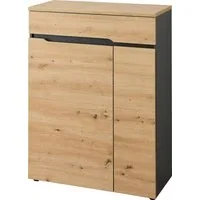 OTTO home Schuhschrank Bergen Schuhschrank, 80/107/38 (B/H/T cm) (1-St) 2 türig, Schubkasten, Soft Close